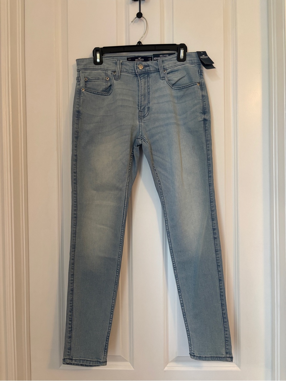 Hollister - Men’s Light Wash Super Skinny Jeans. Advanced Stretch 32x30 NWT